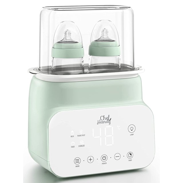 Chefhandy Baby Bottle Warmer, 7 in 1 Fast Bottle Warmer for Breastmilk, Food Heater&Thaw with