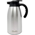 thumbnail image 1 of Chefio 88 Oz Stainless Steel Thermal Coffee Carafe/Double Walled Vacuum Insulated Thermos,12 Hour Heat & Cold Retention/ 2.6 Liter / 2600ML Tea, Water, Coffee Dispenser (Stainless Steel Color), 1 of 3