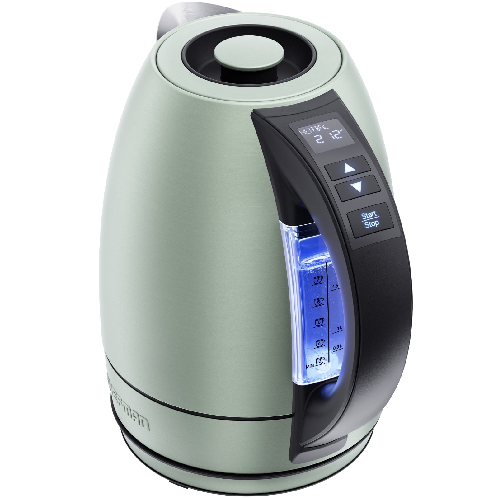 Beautiful 1.7L One-Touch Electric Kettle, Sage Green by Drew Barrymore