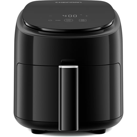 Chefman TurboFry 2-Quart Digital Air Fryer, Compact Design for Quick Meals, Dishwasher-Safe – Black