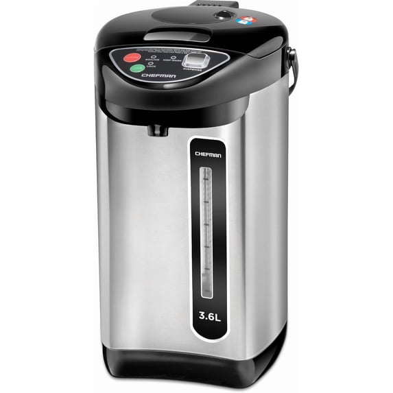 Chefman 3.6 Liter Electric Hot Water Pot w/ Dispenser - Stainless Steel
