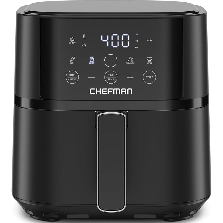 Chefman 4 Qt Compact Digital Touch Air Fryer w/ Hi-Fry & Shake