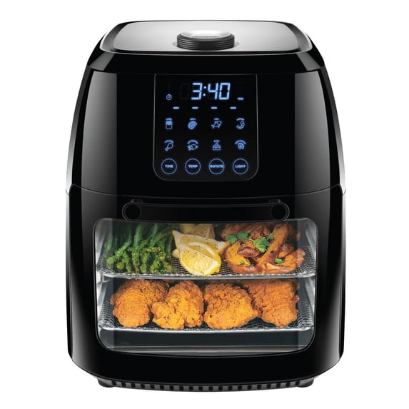 Chefman Digital Air Fryer + Rotisserie Oven, 6.3 Qt Capacity, Multi-Function, Black