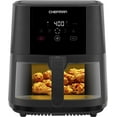 thumbnail image 1 of Chefman Air Fryer  TurboFry Touch 8 Qt Window Basket Air Fryer  Black, 1 of 7