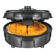 thumbnail image 1 of Chefman Anti-Overflow Belgian Waffle Maker w/ Shade Selector & Mess Free Moat, Non-Stick - Grey, New, 1 of 5
