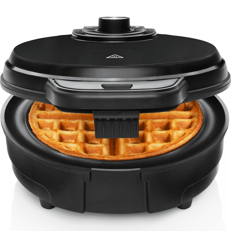 Chefman, Anti-Overflow Belgian Waffle Maker, RJ04-AO-4-V2, Black