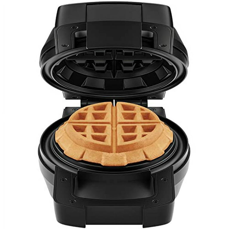 Chefman Big Stuff, Belgian Deep Stuffed Waffle Maker, Mess-Free  Moat, 5-Inch Diameter with Dual-Sided Heating Plates, Wide Wrap with  Locking Lid, Pour Light Indicator, Cool-Touch Handle, Black : Everything  Else
