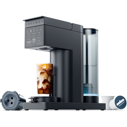 Chefman Caffeinator Single Serve Coffee Maker, 48 oz. Reservoir - Midnight