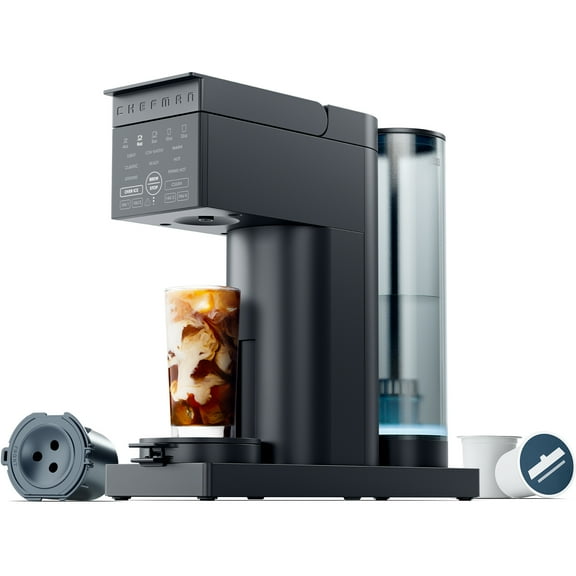 Chefman Caffeinator Single Serve Coffee Maker, 48 oz. Reservoir - Midnight