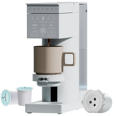 Chefman Caffeinator Single Serve Coffee Maker, 48 oz. Reservoir - Concrete