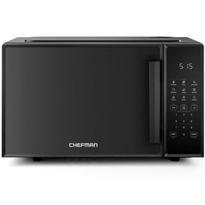 Chefman Countertop Microwave Oven 0.9 Cu. Ft., 900 Watts with 6 Presets and 10 Power Levels - Black
