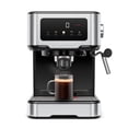 thumbnail interactive-video image 1 of Chefman CraftBrew Espresso Machine W/ Steam Wand and Touch Controls – Stainless Steel, 1 of 12