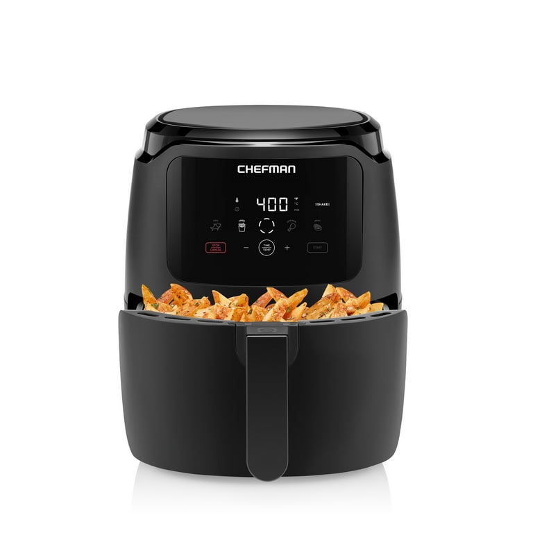 Chefman Analog Air Fryer with Dual Control - Black, 3.5 L - Fred Meyer