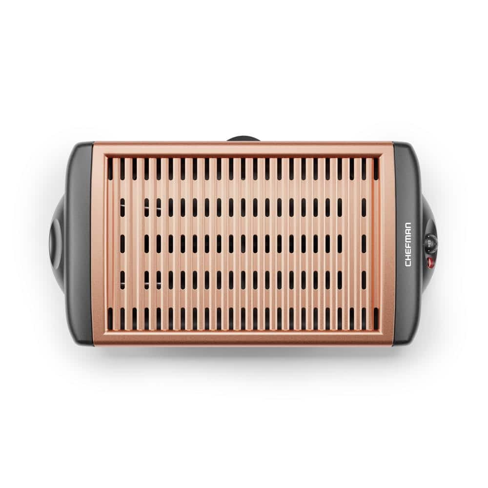 Chefman Electric Copper Smokeless Indoor Grill with NonStick Cooking