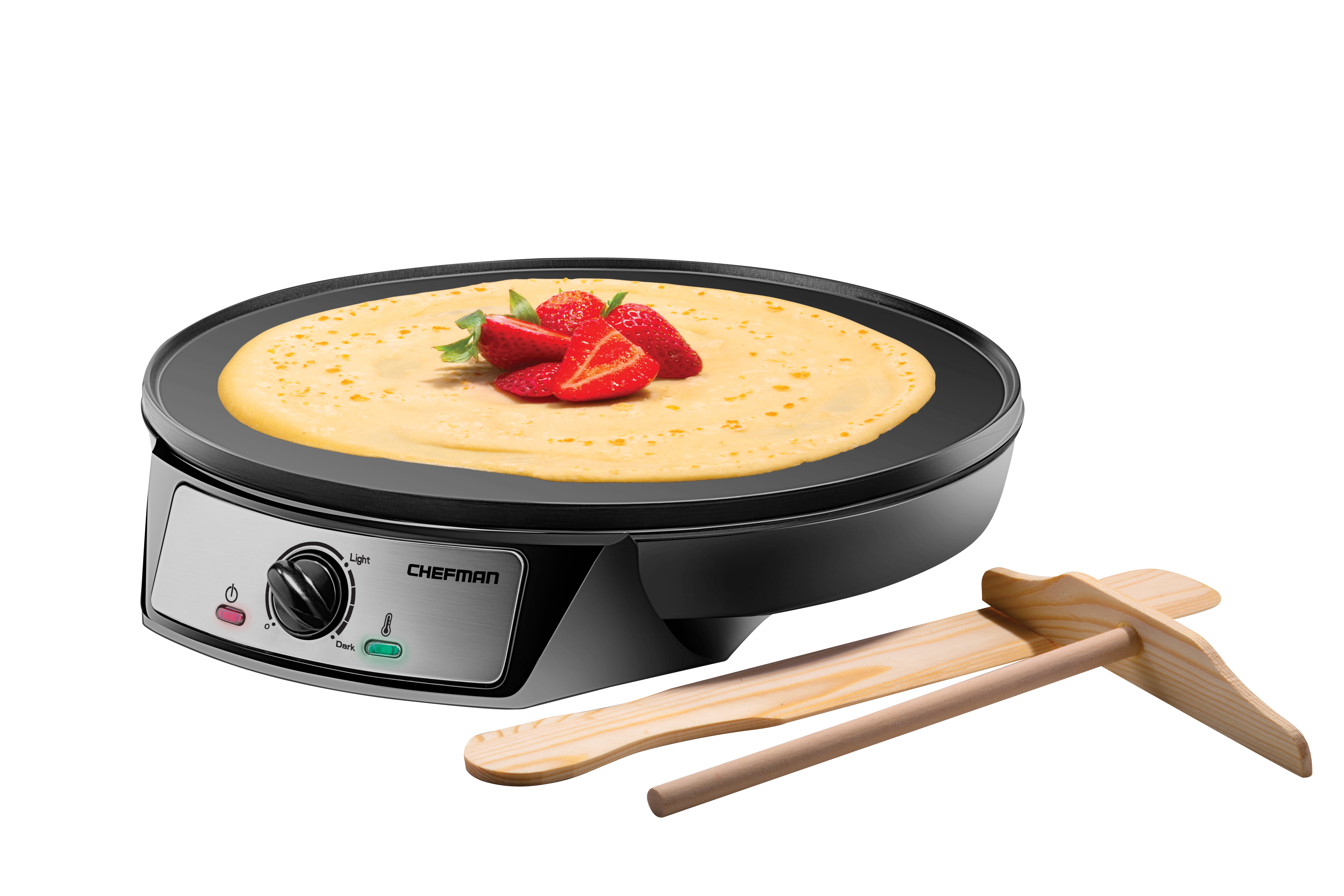 Instant Crepe Maker, 2024 New Electric Crepe Maker Nonstick Crepe Pan,  Automatic Temperature Crepe Maker, for Pancake Blintz Chapati Crepes Bacon