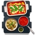 thumbnail image 1 of Chefman Everything Warmer Modular Expanding Warming Tray, Two 10” x 16” Trays - Midnight, 1 of 9