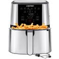 thumbnail interactive-video image 1 of Chefman ExacTemp 5 Qt. Digital Air Fryer with Temperature Probe - Stainless Steel, 1 of 12