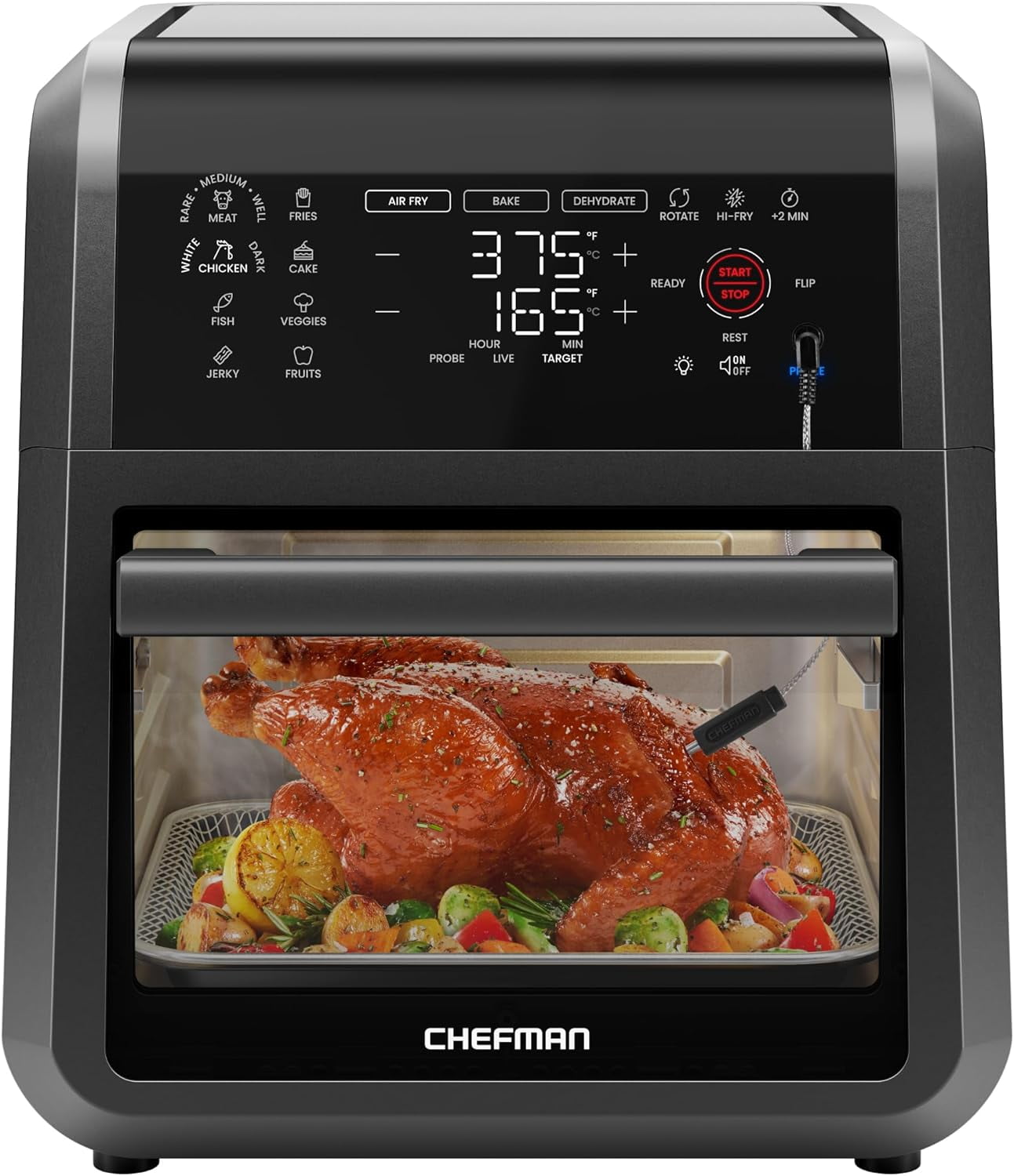 Chefman ExactTemp 12 Qt Air Fryer Black Automatic Shutoff Digital Display: A Straightforward Review