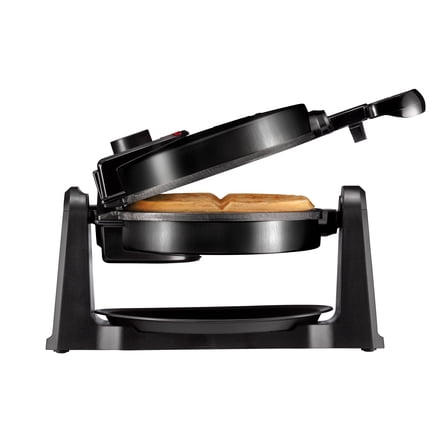 Chefman Flip Belgian Waffle Maker w/ Non Stick Plates, Adjustable Timer - Black