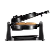 Chefman Flip Belgian Waffle Maker w/ Non Stick Plates, Adjustable Timer - Black