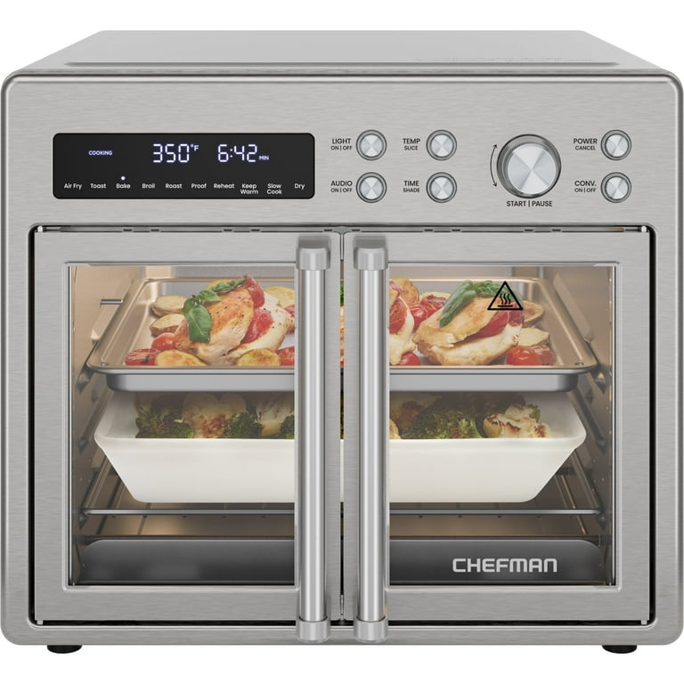Chefman French Door 10-in-1 Toaster Oven Air Fryer, 26-Quarts