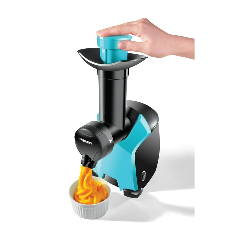 Chefman Frozurt Frozen Yogurt Dessert Maker Sorbet Sherbet Machine Blue Walmart