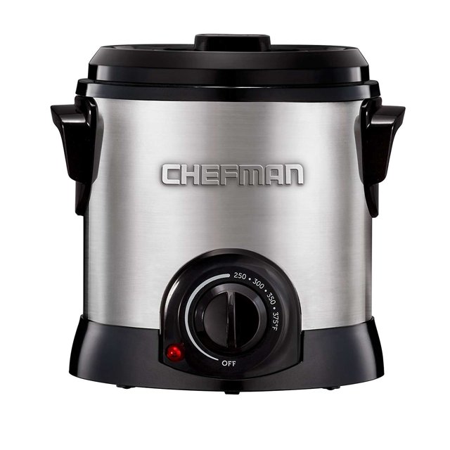 Chefman Fry Guy Stainless Steel Deep Fryer with Removable Basket, 4.2