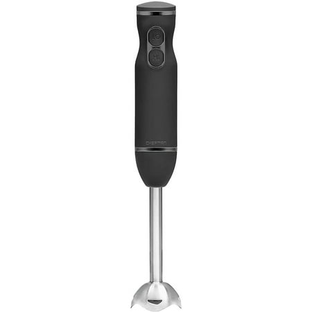 Chefman - Immersion Stick Hand Blender with Stainless Steel Blades - BLACK