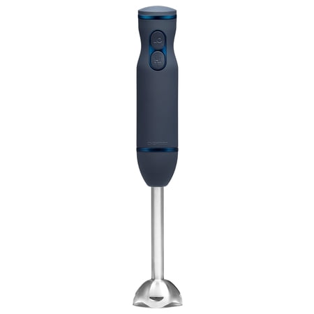 Chefman Multi-Speed Immersion Hand Blender with Stainless Steel Blades, 300W, Midnight Blue