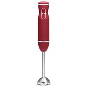 Chefman Multi-Speed Immersion Hand Blender with Stainless Steel Blades, 300W, Multi Purpose, Red
