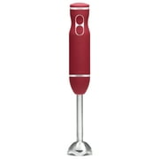 Chefman Multi-Speed Immersion Hand Blender with Stainless Steel Blades, 300W, Multi Purpose, Red