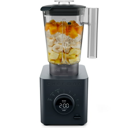 Chefman Obliterator 1380W Professional Blender w/ Auto Blend & 48oz. Tritan Blending Jar – Midnight