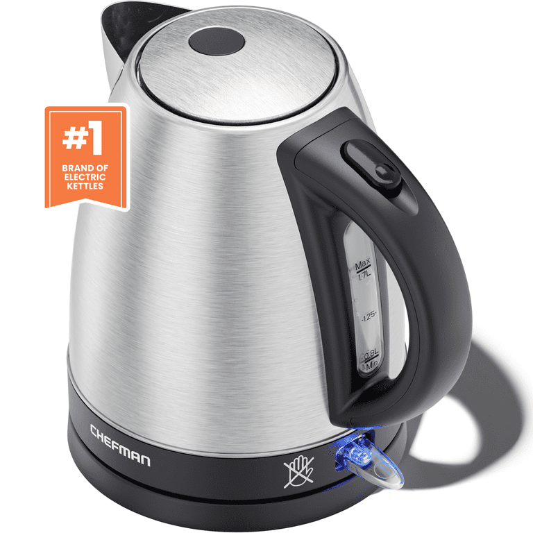 Chefman Electric Kettle, Rapid Boil, Auto Shut Off, Swivel