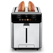 Chefman Smart Touch 2 Slice Digital Toaster with 6 Touchscreen Shade Settings – Stainless Steel