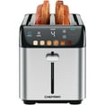 thumbnail image 1 of Chefman Smart Touch 4 Slice Digital Bread Toaster, 6 Shade Settings, Bagel Mode - Stainless Steel, New, 1 of 8