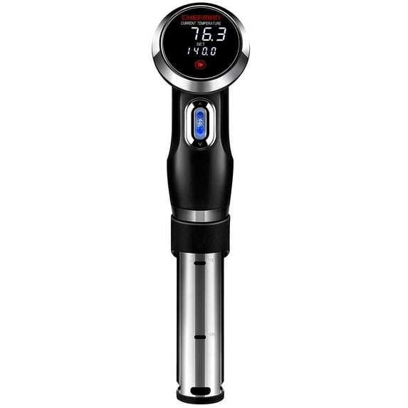 Chefman Sous Vide Precision Cooker, Thermal Circulator Immersion Pod with Accurate Temperature, Digital Display, Black