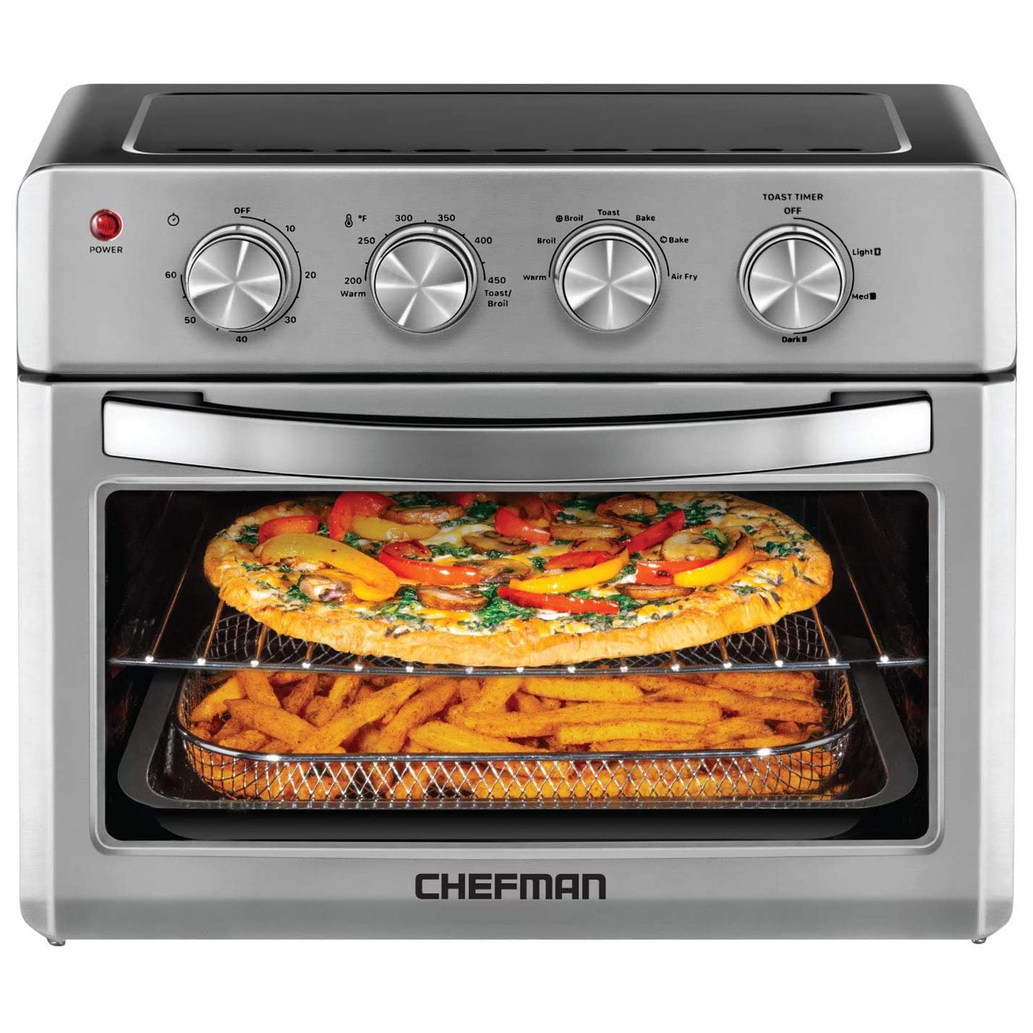 Chefman 26 QT Air Fryer Toaster Oven, Stainless Ethiopia Ubuy