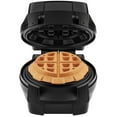 thumbnail image 1 of Chefman Belgian Stuffed Waffle Maker, 5-Inch, Non-Stick Surface, Locking Lid, Light Indicator, Black, 1 of 7