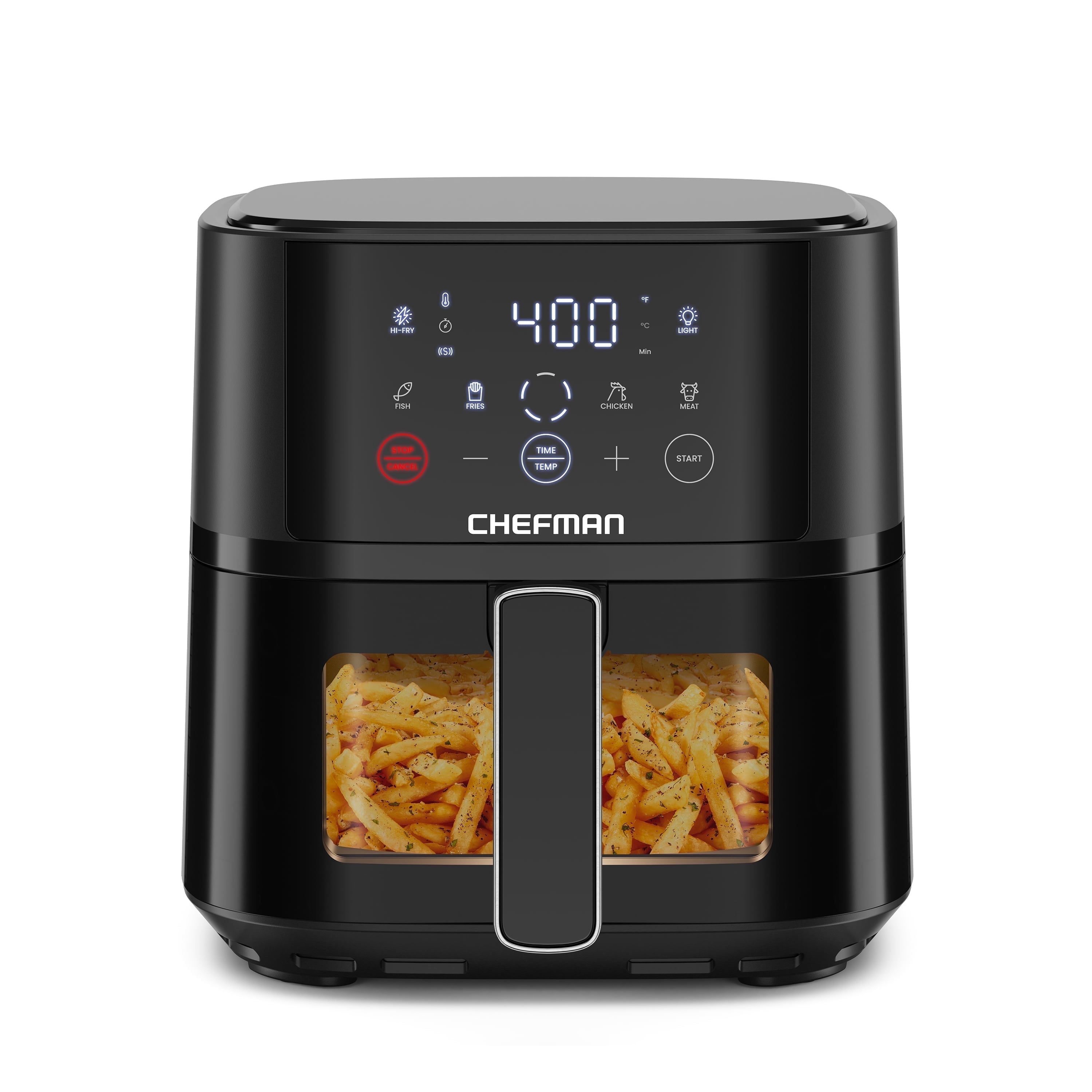 Chefman TurboFry Touch 4 Qt Easy View Air Fryer – 4 Presets & Hi-Fry