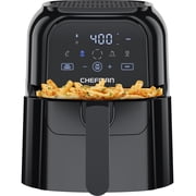 Chefman TurboFry Touch 6 Qt Air Fryer w/ Digital Display and Shake Reminder - Black