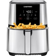Chefman Turbofry Air Fryer w/ Digital Controls, 5 Qt Capacity - Stainless Steel, New