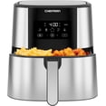 thumbnail image 1 of Chefman Turbofry Air Fryer with Basket Divider, 8 Qt Capacity - Stainless Steel, New, 1 of 17