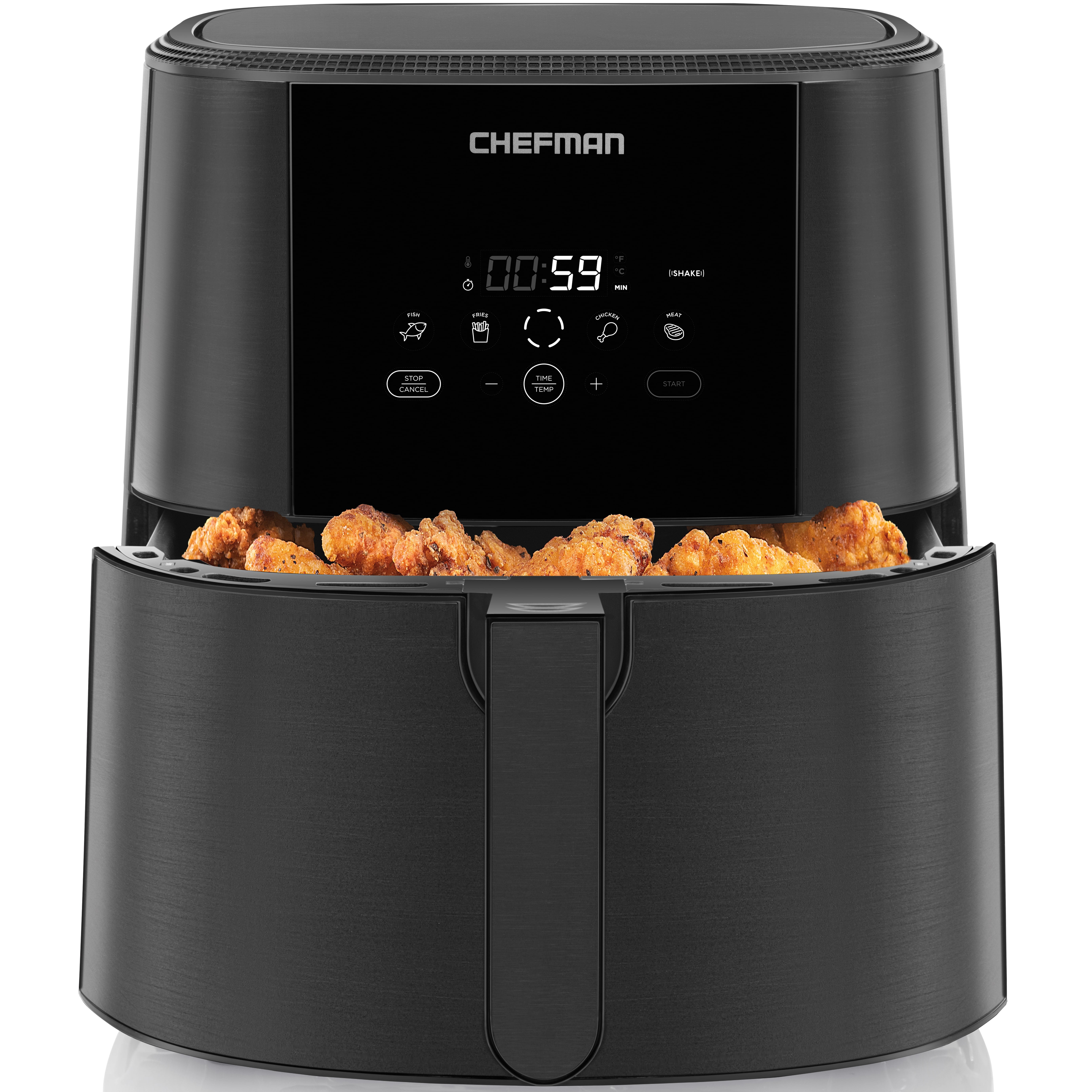 Fritaire, Self-Cleaning and BPA Free Glass Bowl Air Fryer, Orange