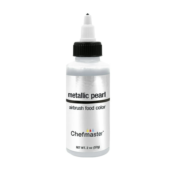 Chefmaster 2-Ounce Metallic Pearl Airbrush Cake Decorating Food Color