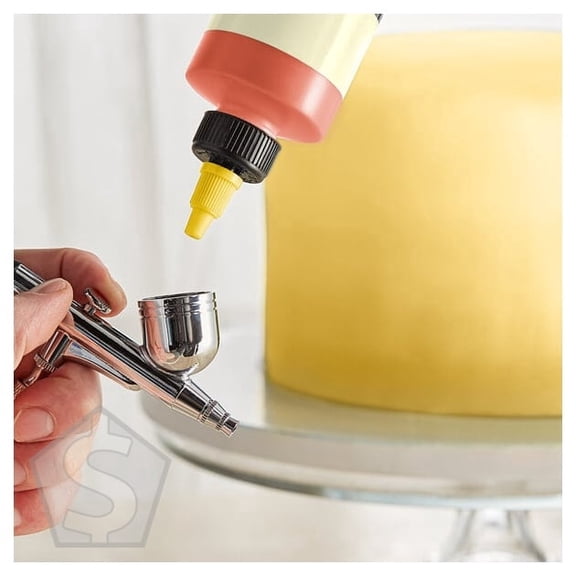 Chefmaster 9 oz. Canary Yellow Airbrush Color - 12/Case