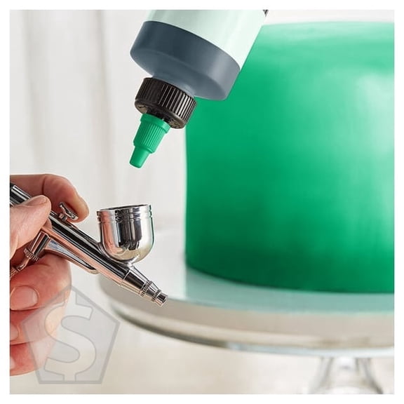 Chefmaster 9 oz. Spring Green Airbrush Color - 12/Case