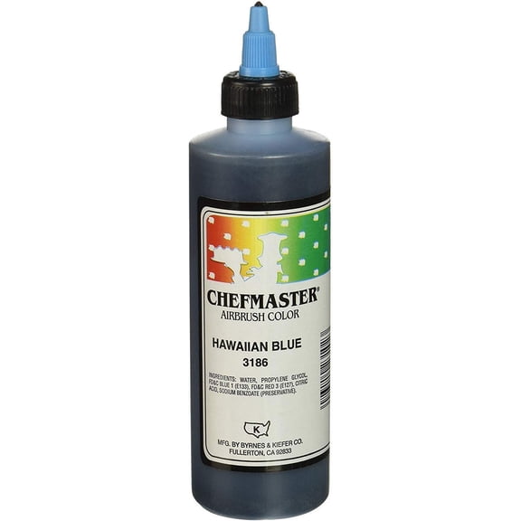 Chefmaster Airbrush Spray Food Color, 9-Ounce, Hawaiian Blue