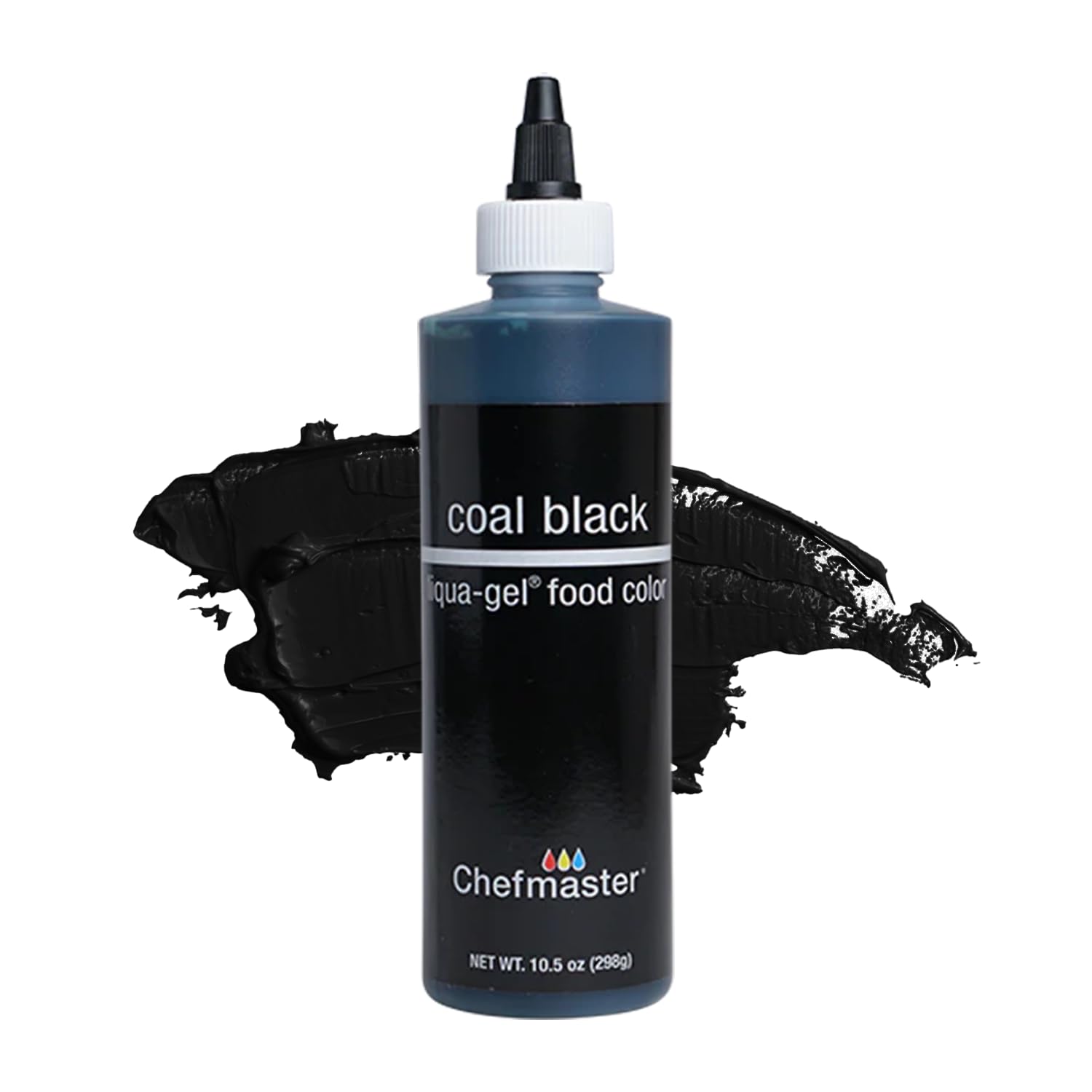 Chefmaster Coal Black Liqua DEF29 Gel Food Coloring Vibrant Color Chefmaster Coal Black Liqua DEF29 Gel Food Coloring Vibrant Color