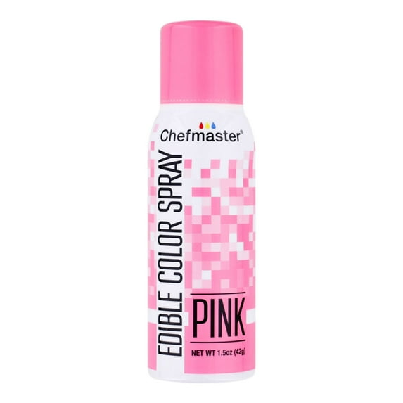 Chefmaster Edible Spray Cake Decorating Color 1 5oz Can Pink
