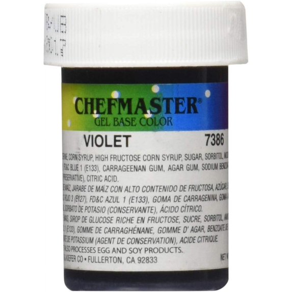 Chefmaster Gel Food Color, 1-Ounce, Violet